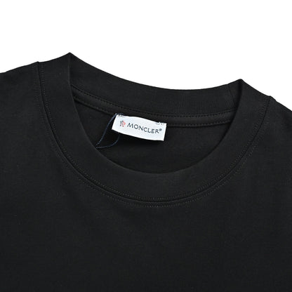 Moncler/Mask 26ss embroidered logo short sleeves