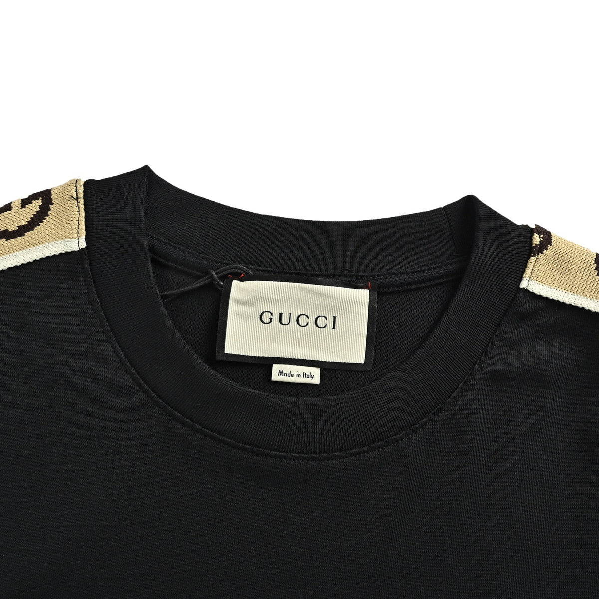 Gucci shoulder GG jacquard web short sleeves