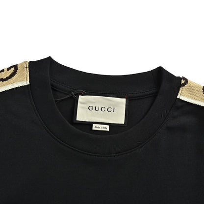 Gucci shoulder GG jacquard web short sleeves