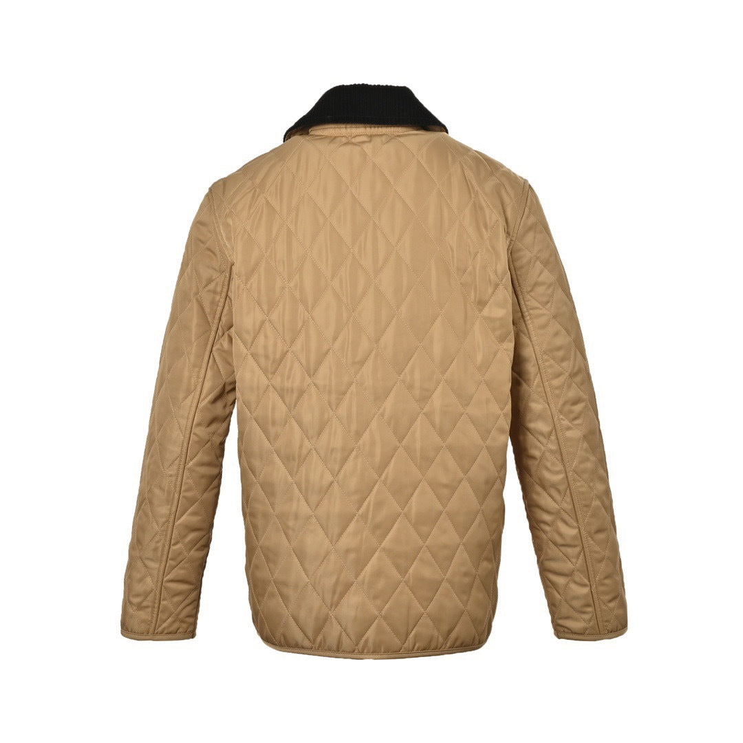 Burberry Silicone Armband Retro Diamond Quilted Padded Jacket