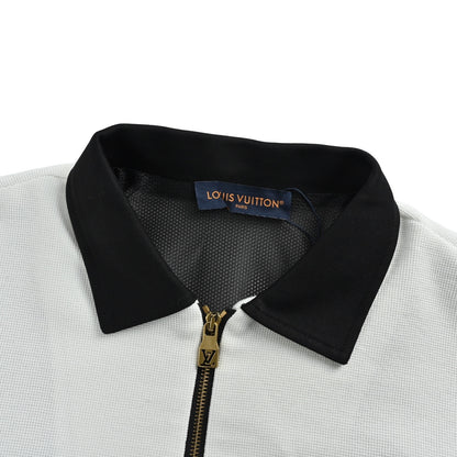 LouisVuitton/Louis Vuitton letter embroidered contrasting color jacket
