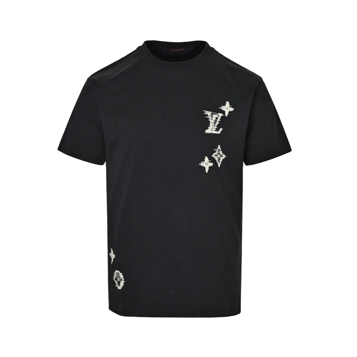 Louis Vuitton presbyopia logo embroidered short sleeves