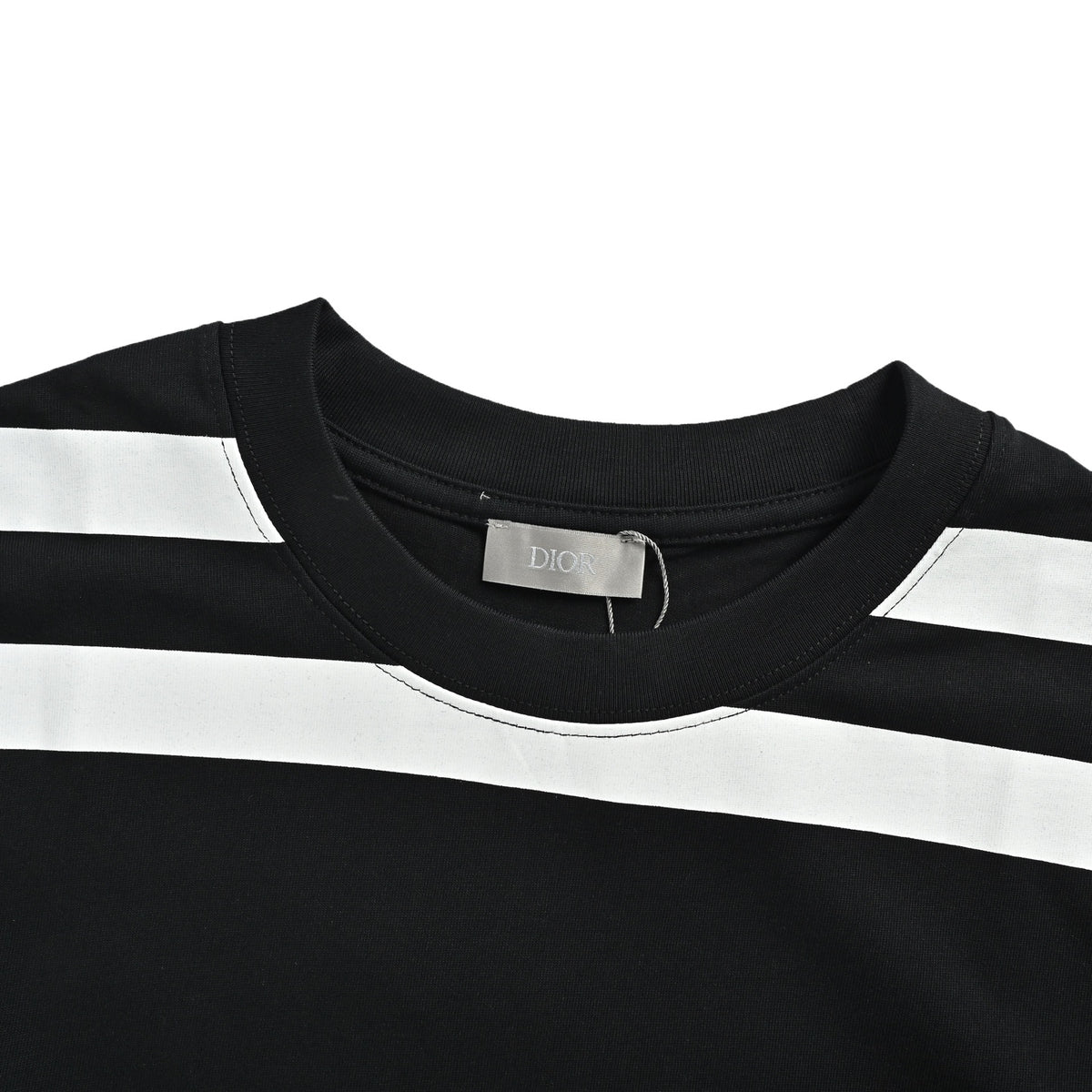 Dior 47 letter stripe printed short sleeves