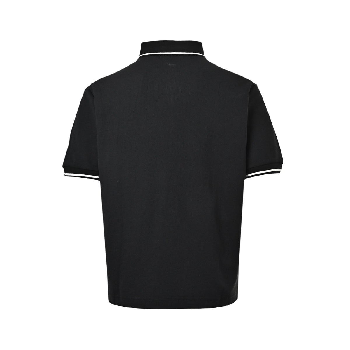 Prada 25ss black striped Polo short sleeves