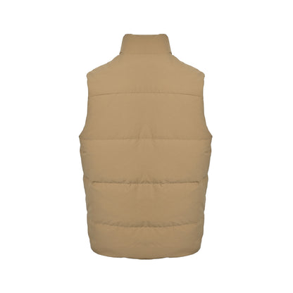 Prada triangle logo double pocket down vest