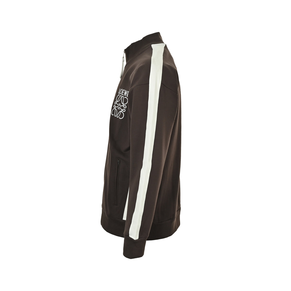Loewe/Loewei color-blocked webbing logo embroidery suit zipper jacket