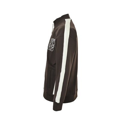 Loewe/Loewei color-blocked webbing logo embroidery suit zipper jacket
