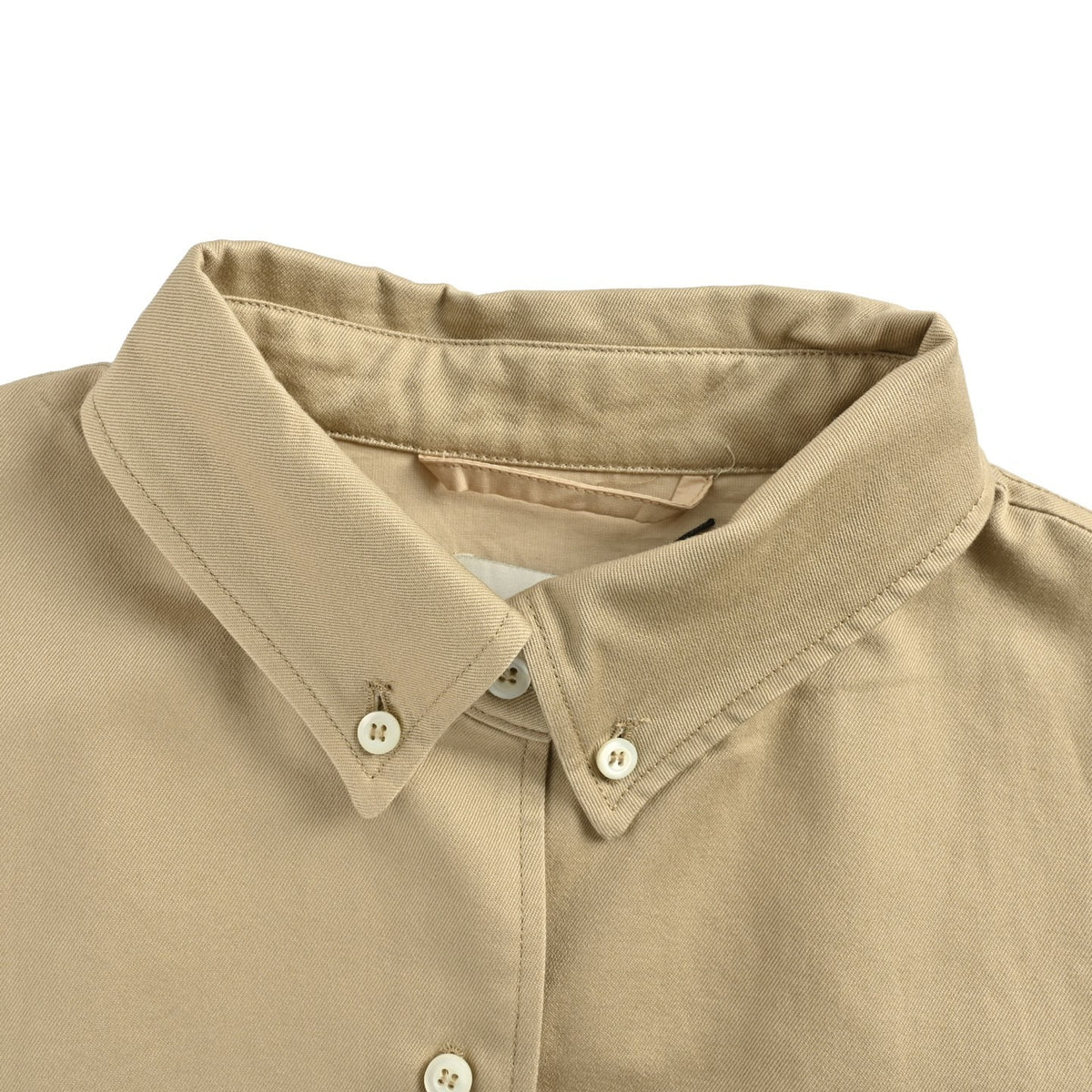 MiuMiu/Miu Miu khaki woven waist embroidered buttoned jacket