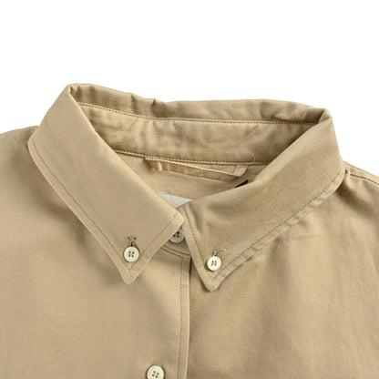 MiuMiu/Miu Miu khaki woven waist embroidered buttoned jacket