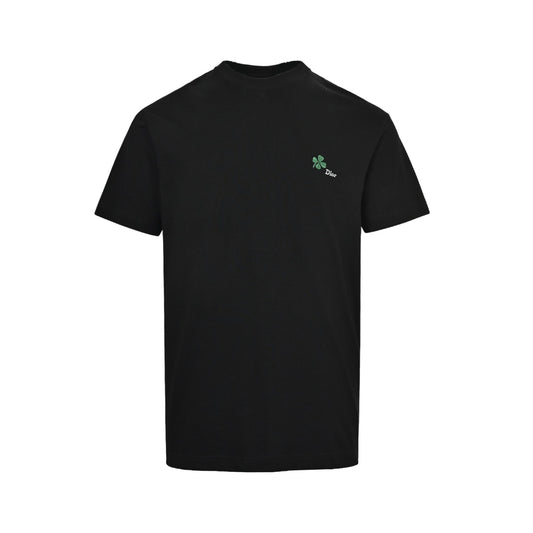 Dior 26ss four-leaf clover embroidered short sleeves