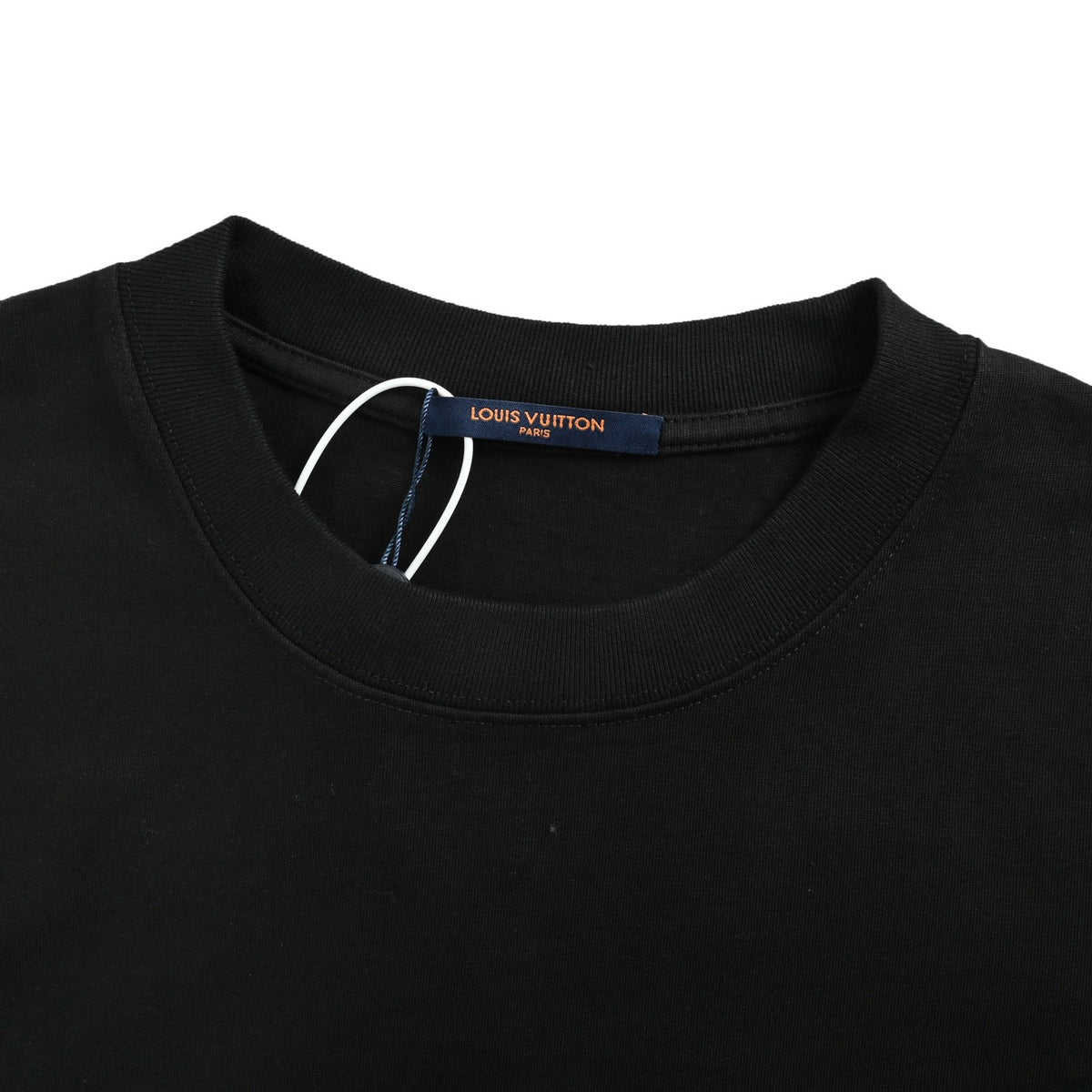 Louis Vuitton 26ss woven letter embroidered short sleeves