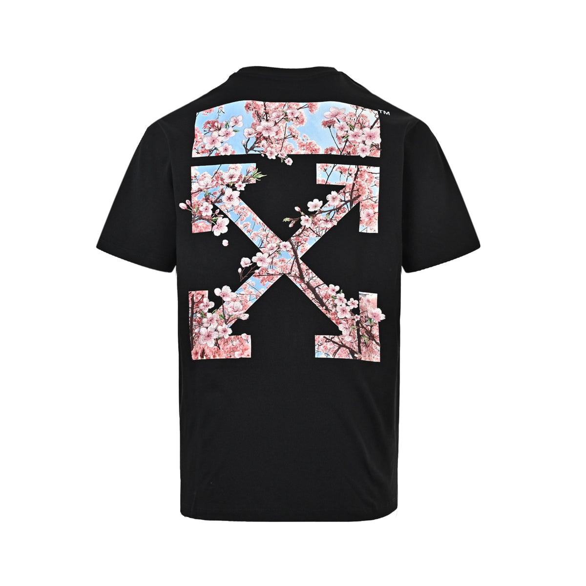OFF WHITE CO VIRGIL Sakura arrow print short sleeves