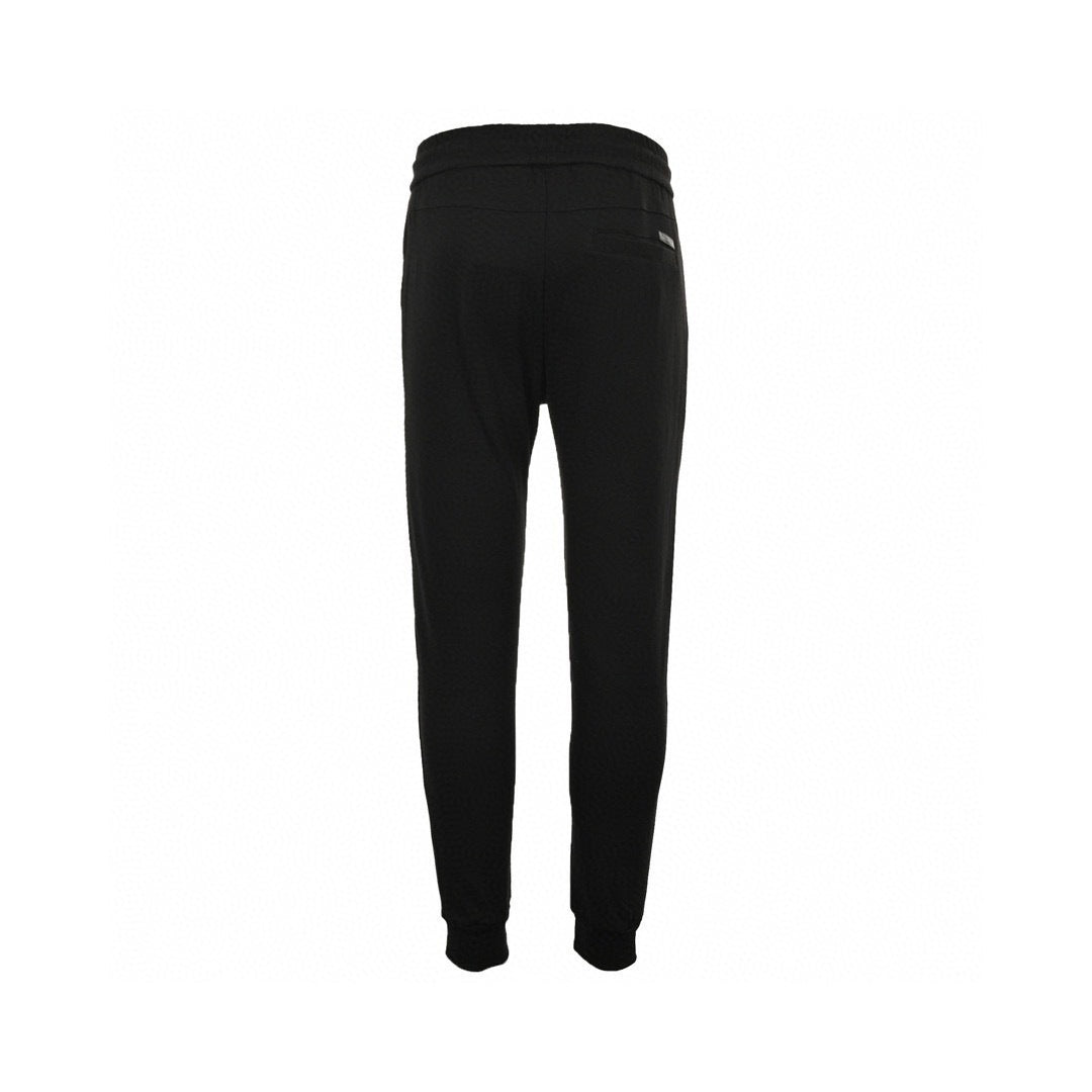 Burberry inlaid metal war horse logo trousers