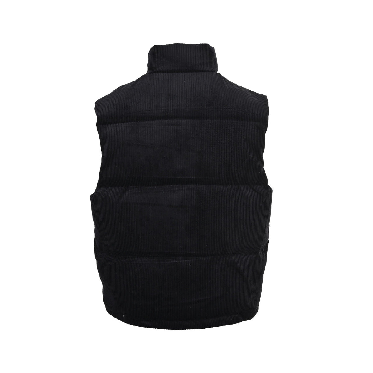 Prada triangle corduroy down vest (navy blue)