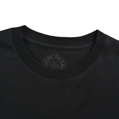 CHROME HEARTS/Chrome Heart Skull Visual Cross Print Short Sleeves