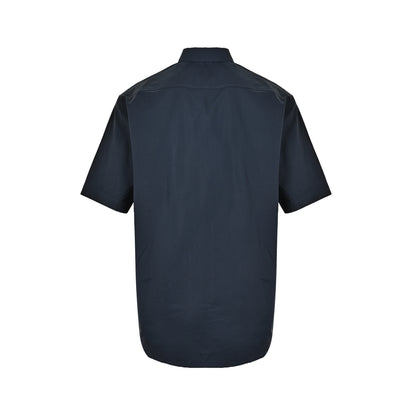 Dior collared four-leaf clover embroidered short-sleeved shirt
