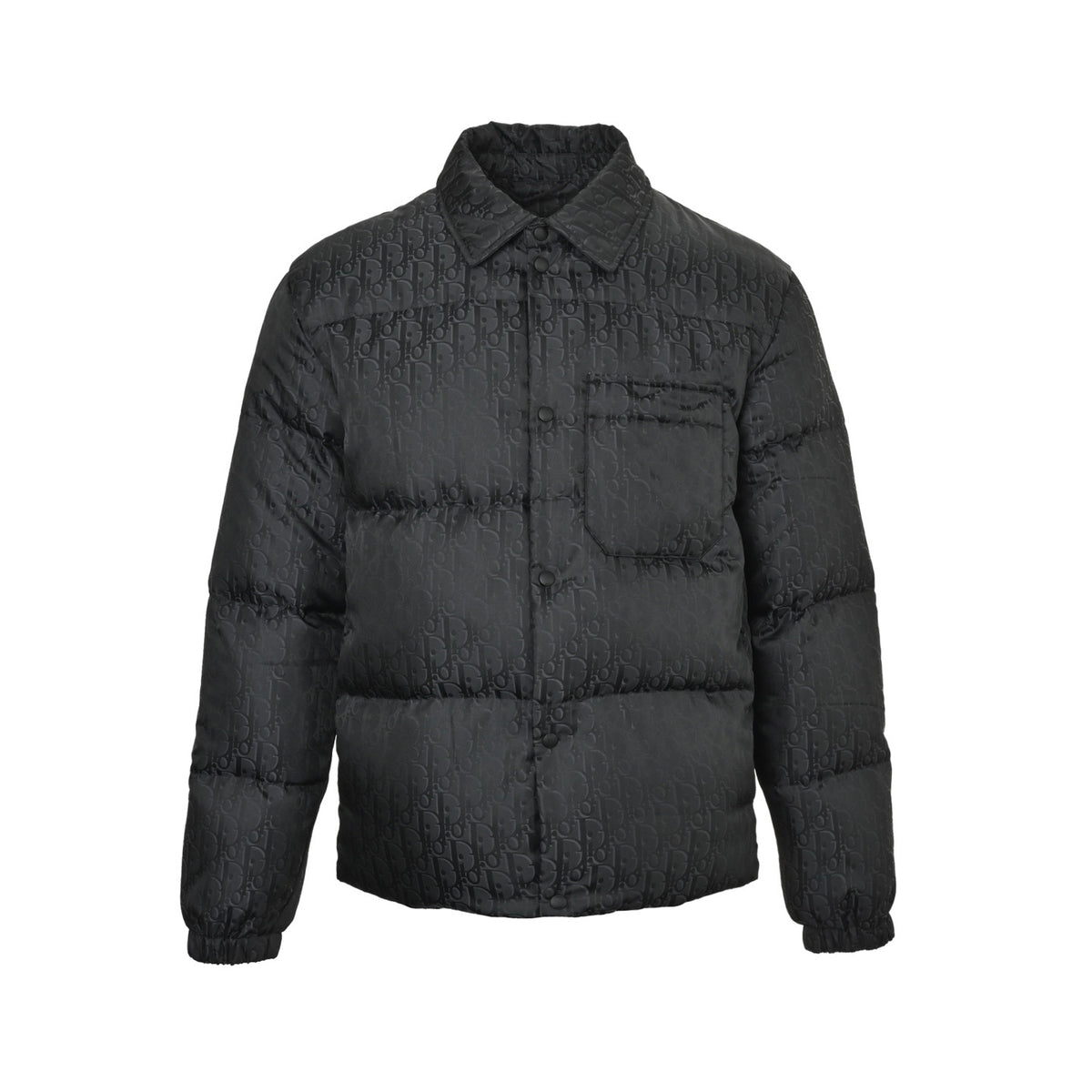 Dior 25Fw new fabric old flower jacquard lapel down jacket