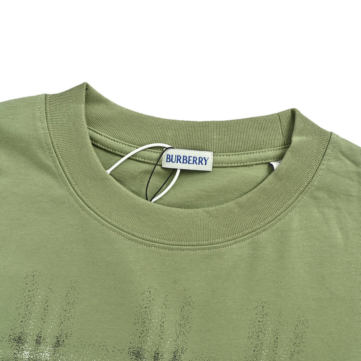 Burberry 26ss gradient fuzzy plaid printed short sleeves
