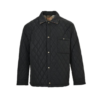 Burberry solid color quilted pocket rhombus cotton jacket