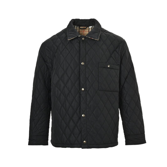 Burberry solid color quilted pocket rhombus cotton jacket