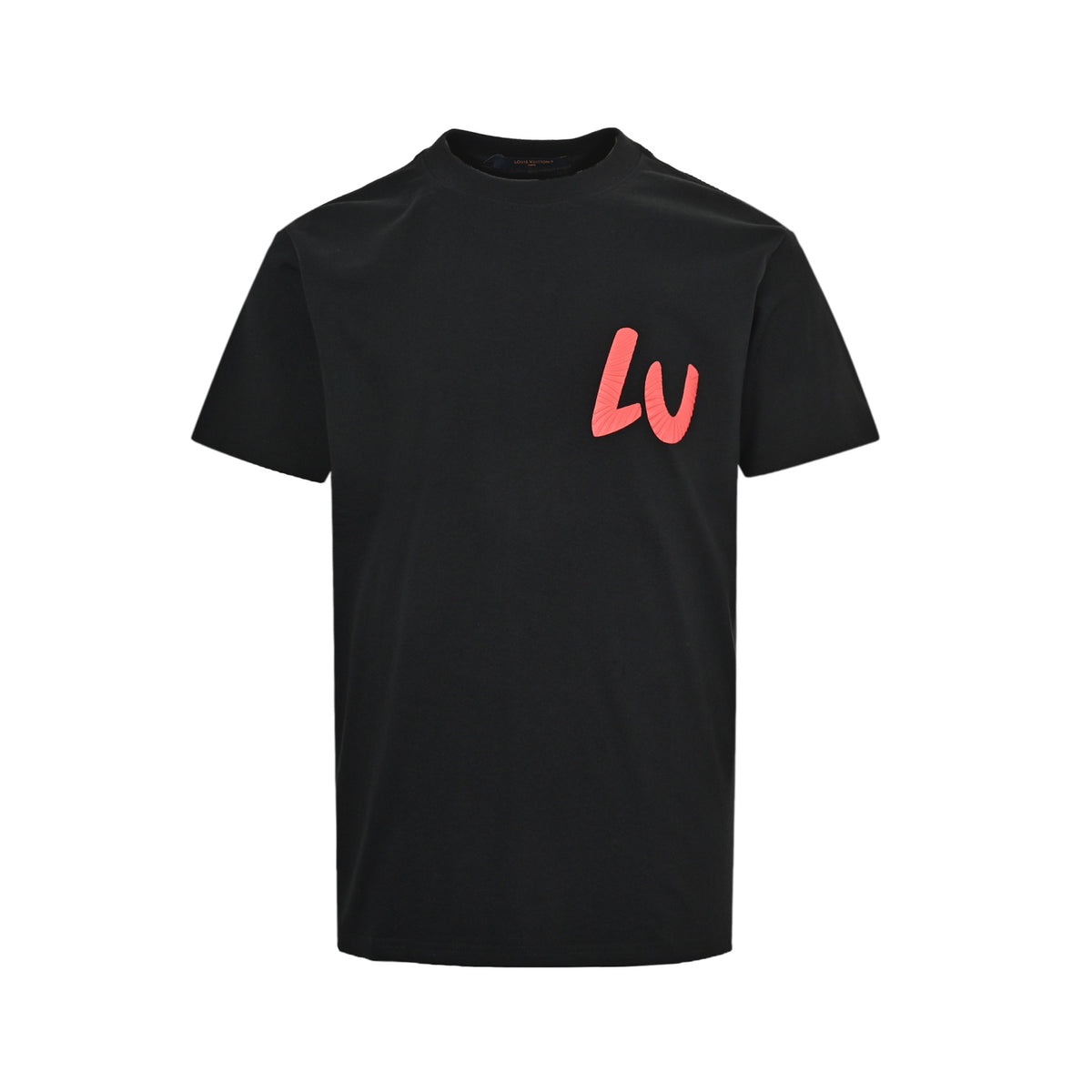 Louis Vuitton colorful letter foam printed short sleeves