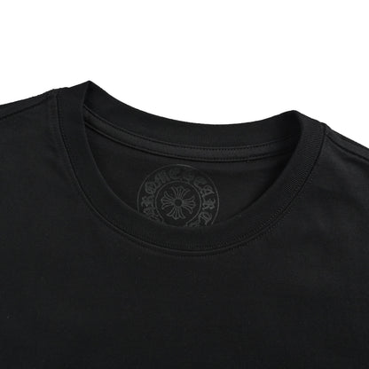 Chrome Hearts/Chrome Heart Cross Horseshoe Print Short Sleeve