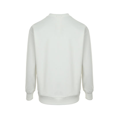 Loewe/Luo Yiwei 25Fw wave logo printed round neck sweatshirt