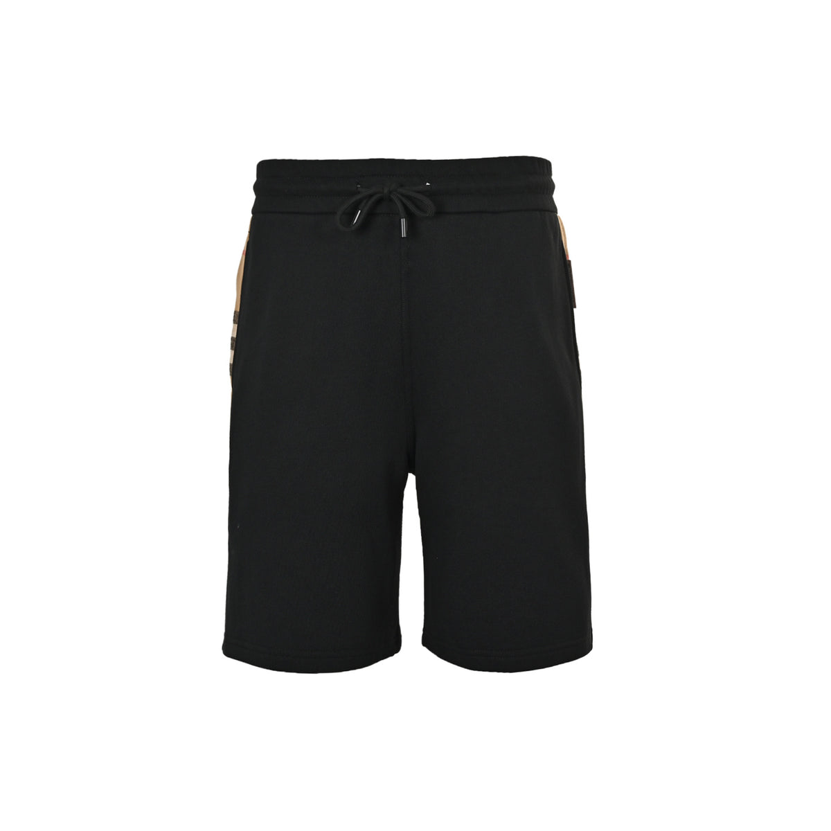 Burberry side plaid patchwork shorts