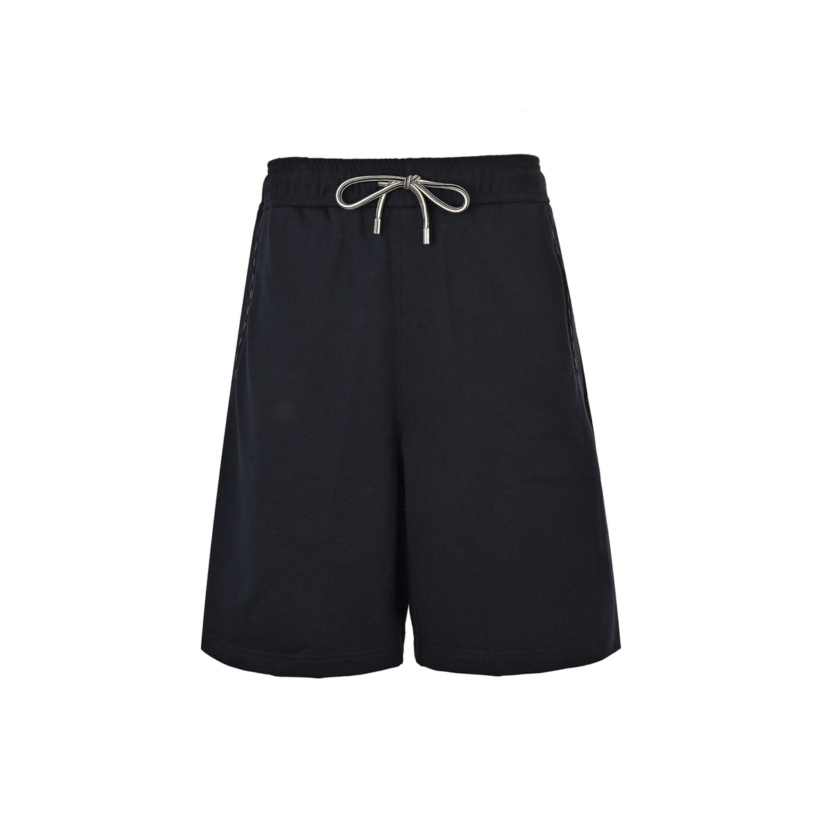 Fendi shorts with leather label patch on back pocket