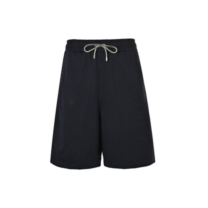 Fendi shorts with leather label patch on back pocket
