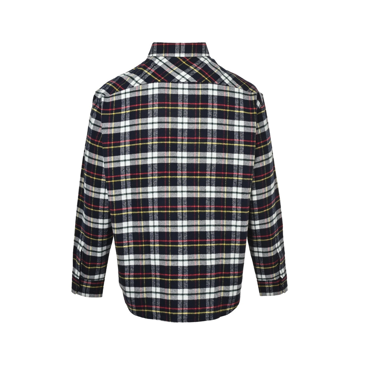 Celine Arc de Triomphe plaid long-sleeved shirt