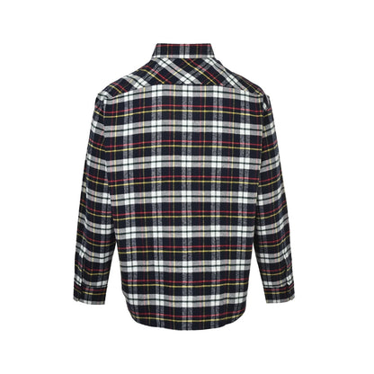 Celine Arc de Triomphe plaid long-sleeved shirt