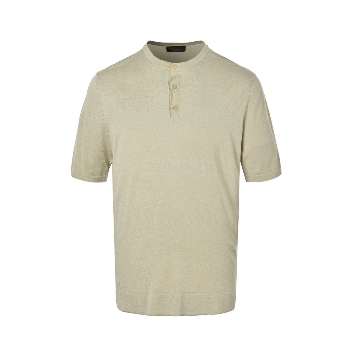 Loro Piana LP 25SS Henley collar short sleeves