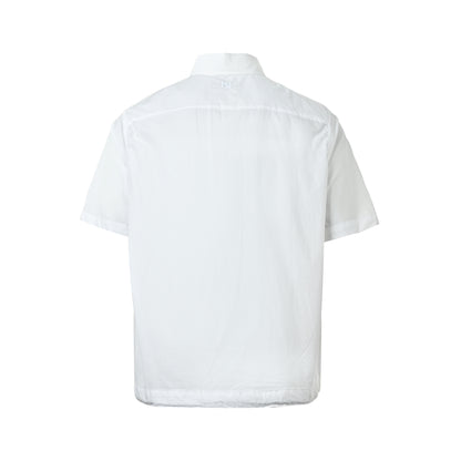Fendi drawstring bag poplin short-sleeved shirt