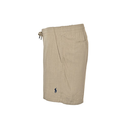 Ralph Lauren small label war horse embroidered linen shorts
