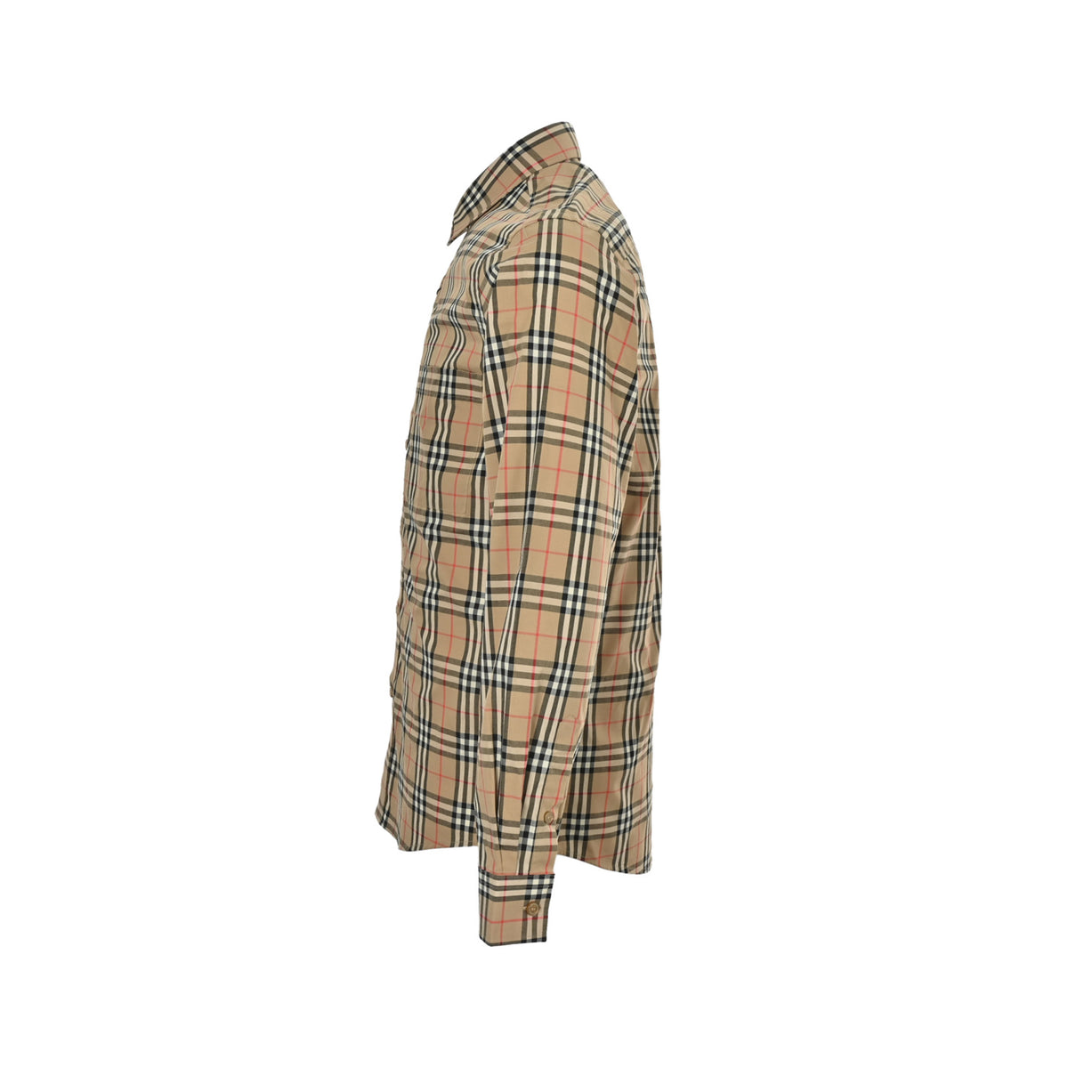 Burberry small plaid cotton shirt
