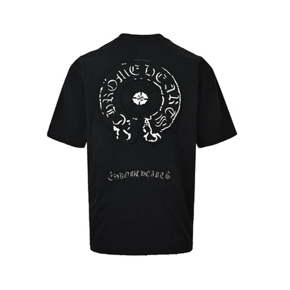 Chrome Hearts/Chrome Heart Patch Horseshoe Cross Patch Short Sleeve