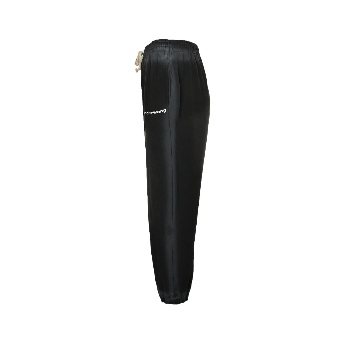 Alexander Wang washed letter print web trousers