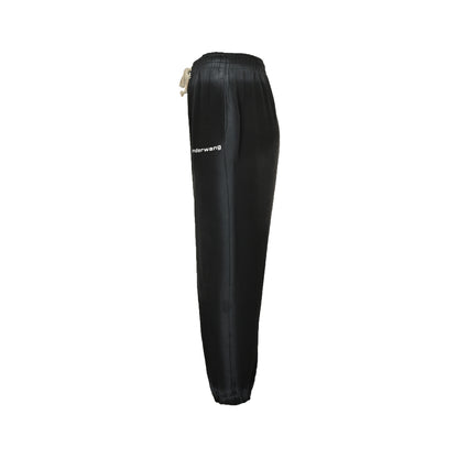 Alexander Wang washed letter print web trousers