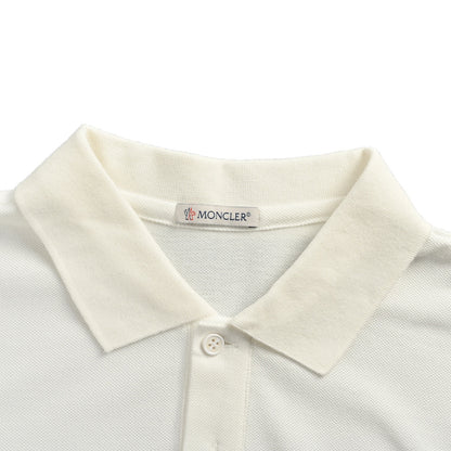 Moncler/Mask 25ss Embroidered Logo Polo Short Sleeve