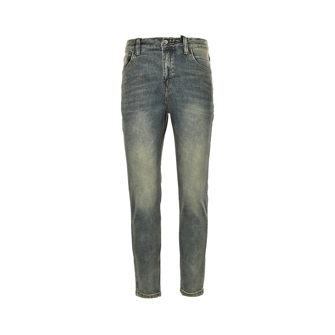 Burberry 24Fw Back Pocket Wheat Horse Embroidered Jeans