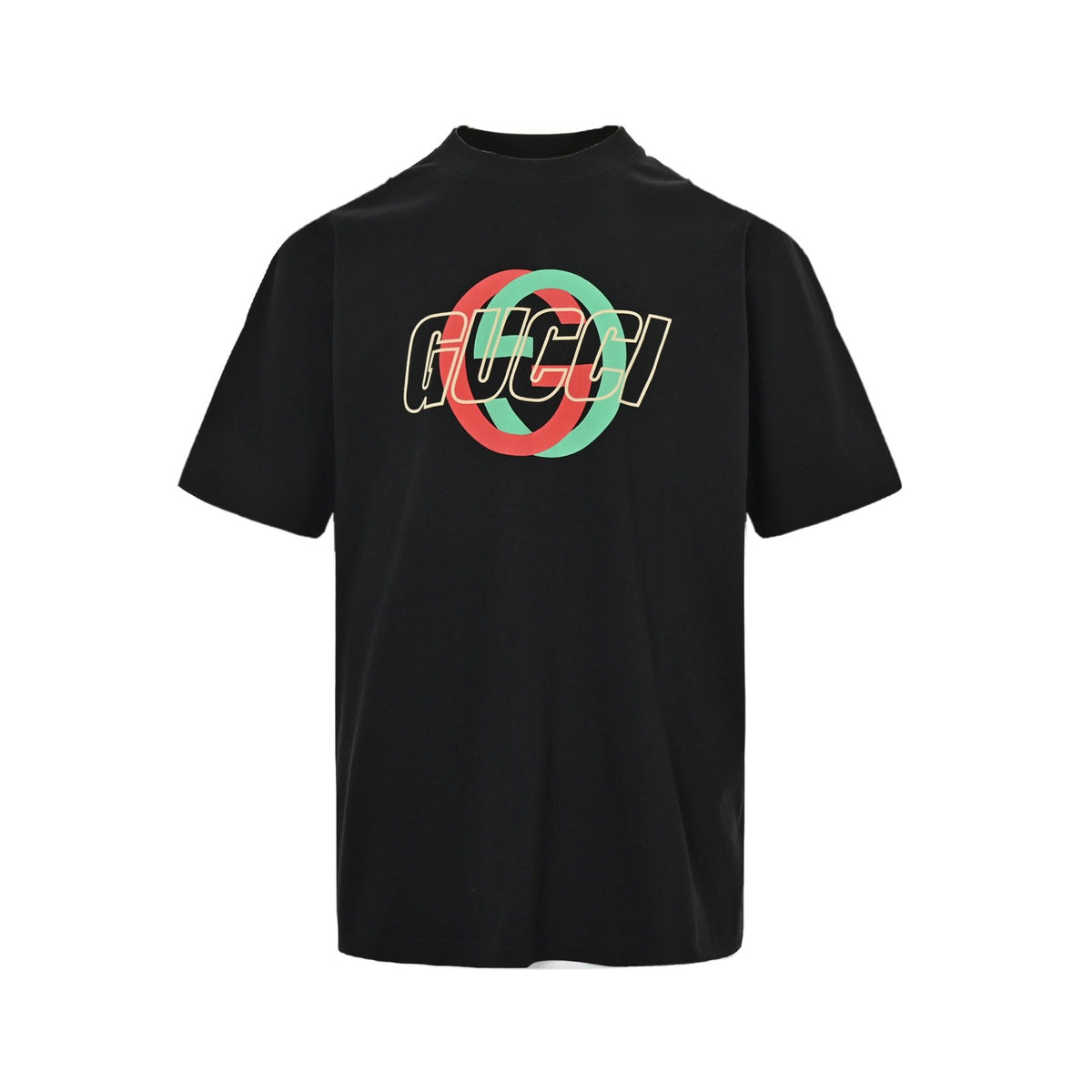 Gucci 24ss double G interlocking logo printed short sleeves