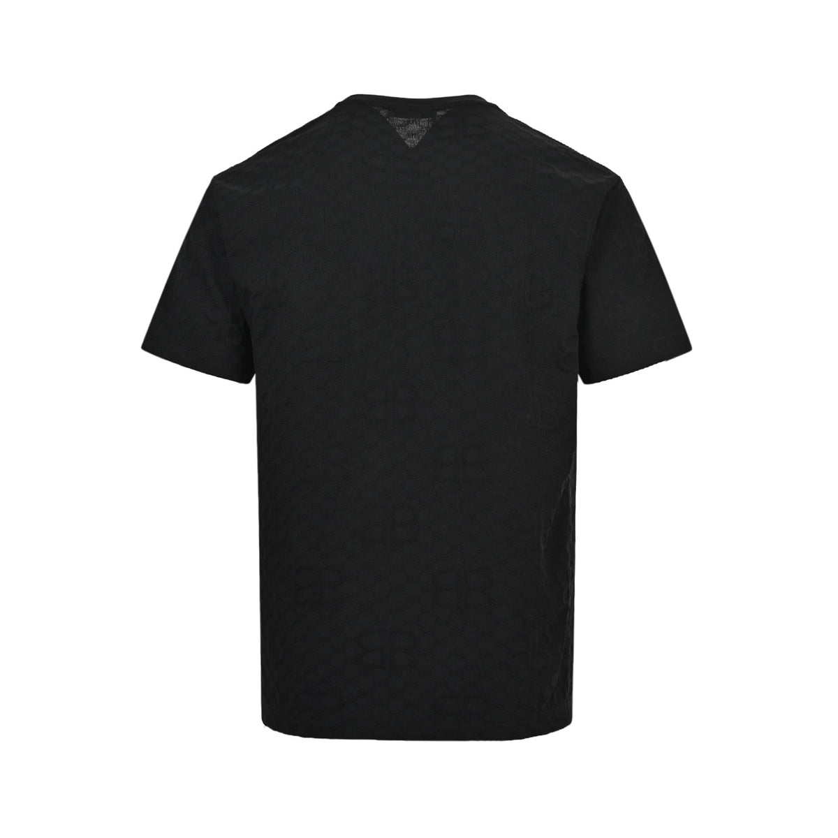 Balenciaga all-over presbyopia jacquard short sleeves