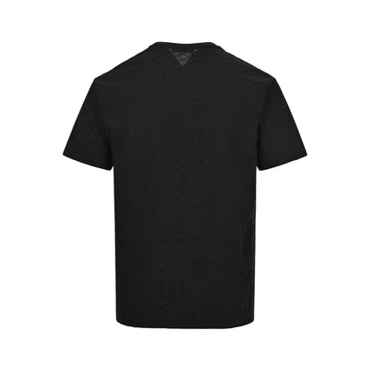Balenciaga all-over presbyopia jacquard short sleeves
