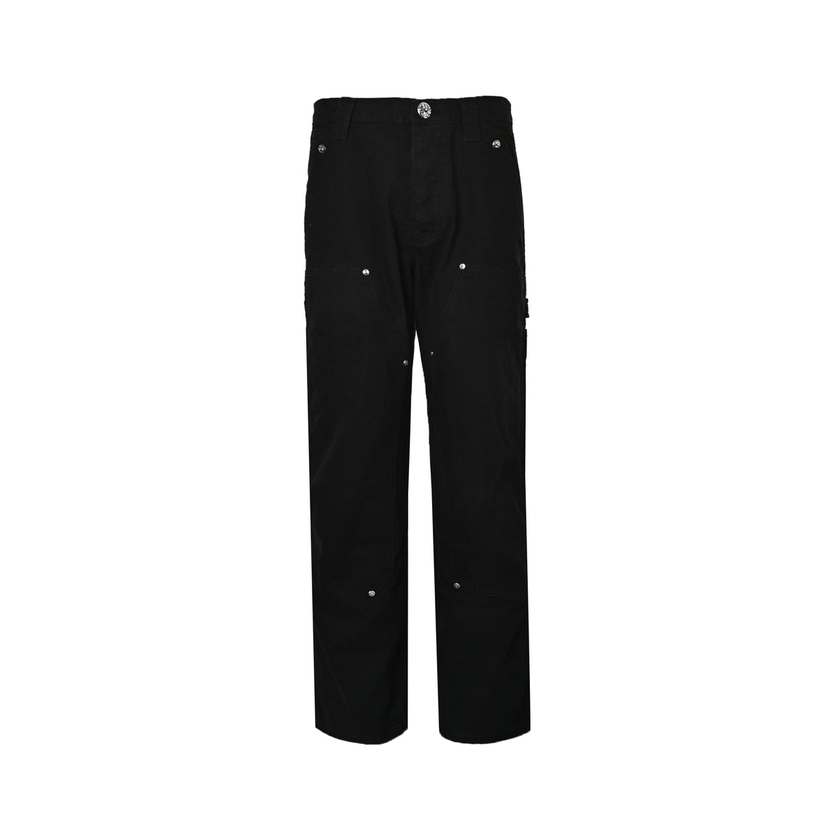 Chrome Hearts Sanskrit rivet overalls