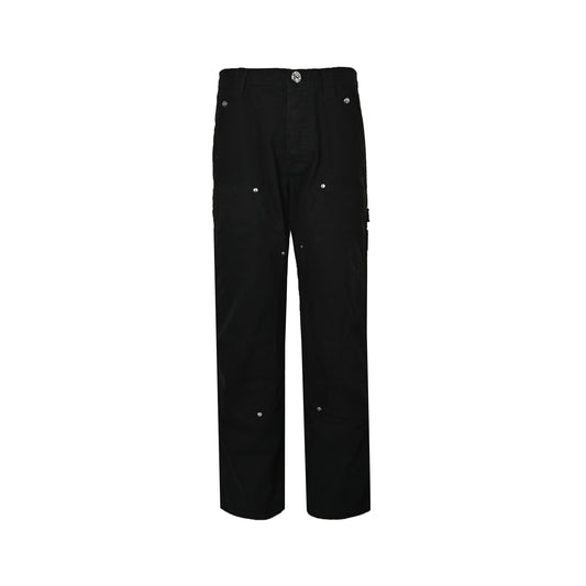 Chrome Hearts Sanskrit rivet overalls