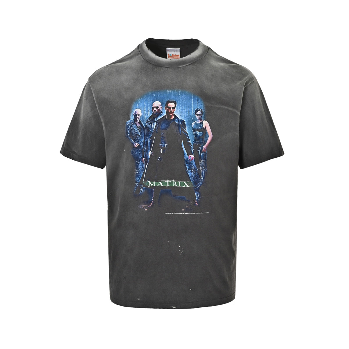 SAINT MICHAEL Matrix printed short sleeves