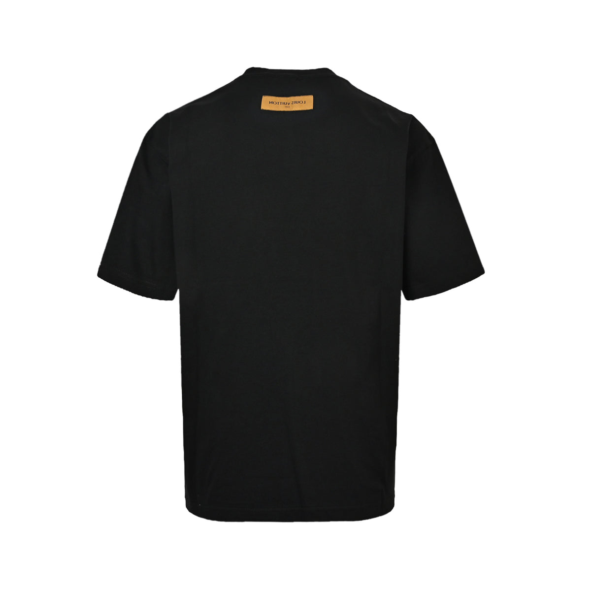 Louis Vuitton small label silicone printed letters round neck short sleeves