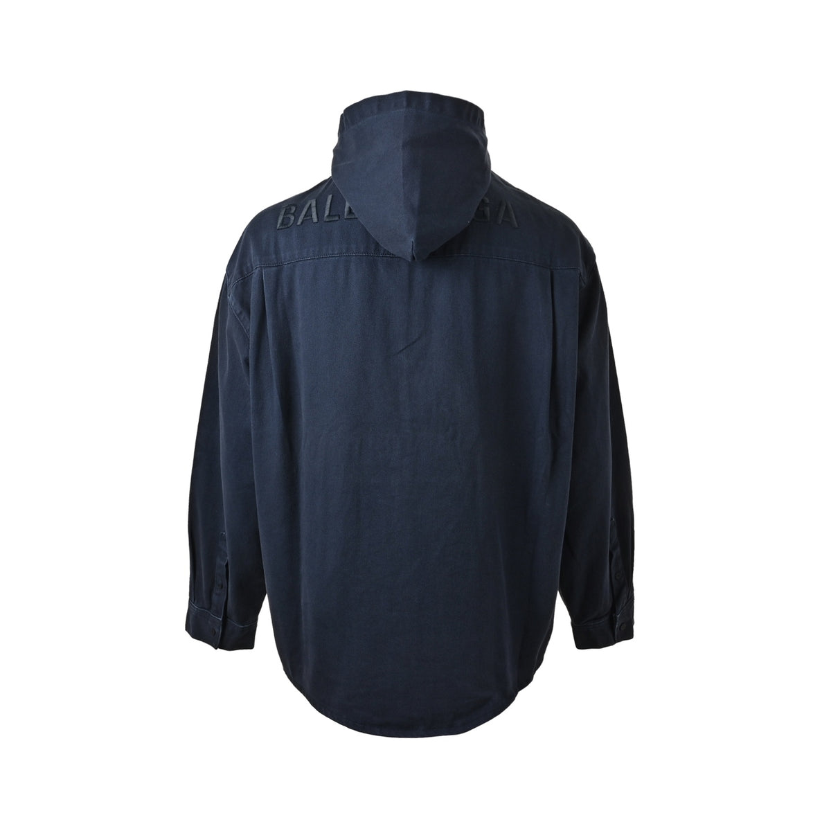 Balenciaga deconstructed hooded denim jacket