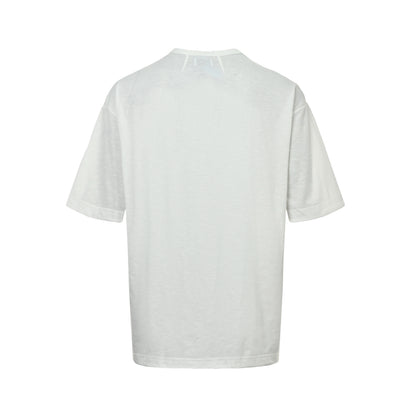 RHUDE Marlboro retro USA flag logo printed short sleeves